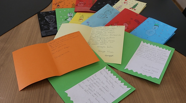 SGM öğrencileri yeni yıl mesajlarını Başkan Yüce’ye gönderdi