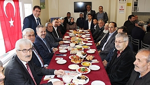 Ağrılılar; Şaban Dişli’yi Kahvaltıda Ağırladı