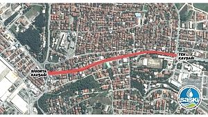 Orhangazi Caddesi’nin Altyapısı Yenileniyor