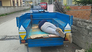 Uyuşturucu Bağımlısı Genç Tarım Aracında Baygın Bulundu