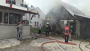 Samanlıkta Çıkan Yangın Korkuttu