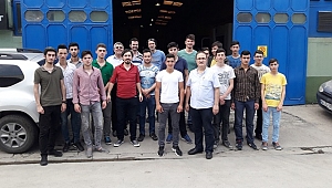 Staj Öğrencilerine Fabrika Gezisi