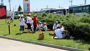 Adalet Yürüyüşüne Sıcaklık Engeli