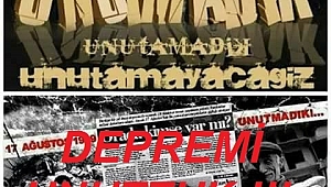 “Depremi Unuttuk”