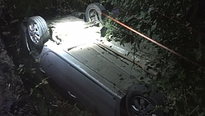 DİREKSİYON HAKİMİYETİNİ KAYBETTİ, DEREYE UÇTU