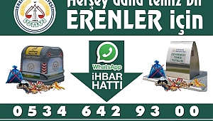 Erenler ’De Temizlik İhbar Hattı Hizmete Girdi