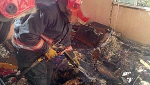 Baraka Yangını İtfaiye Ekiplerince Söndürüldü