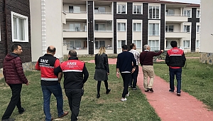 Binada Oluşan Çatlaklar AFAD Ekiplerini Harekete Geçirdi 