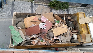 Çöp Ev Ekiplerce Temizlenerek Dezenfekte Edildi