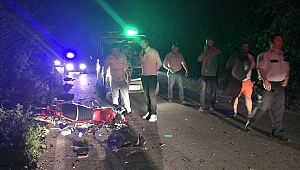 Motosiklet İle Otomobil Çarpıştı: 1 Ölü