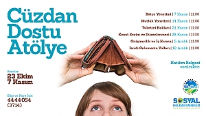 Cüzdan Dostu Atölye’de Başvurular Başlıyor