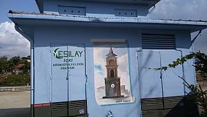 Hendek’te Trafolar Boyanıyor