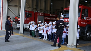Minik kaşifler İtfaiye’de
