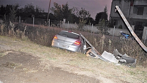 Otomobille Bisiklet Çarpıştı: 1 Yaralı