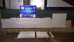  Polis ekipleri 36 bin adet kaçak sigara ele geçirildi