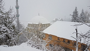 Hendek'te Kar Kalınlığı 25 Santimetreye Ulaştı