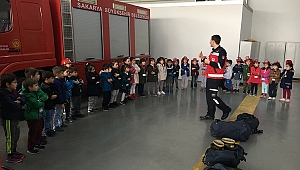 Minik Öğrenciler İtfaiyede Buluştu