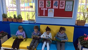Atıl Paletlerden Okullarına Kitap Okuma Köşesi Yaptılar 