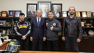 Motosikletçiler Kulübü’nden Başkan Dişli’ye Ziyaret