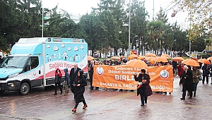 Turuncu Şemsiyelerle Yürüdüler