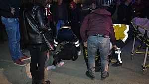 Karşıya Geçmeye Çalışırken Panelvan Çarptı! 