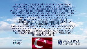 SAÜlü Uluslararası Öğrencilerden Mehmetçik’e Klipli Destek