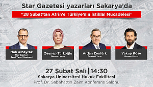 Star Gazetesi Yazarları SAÜ’ye Geliyor