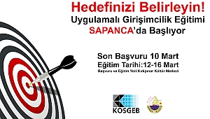 Sapanca Belediyesi Girişimcilik Eğitimi Düzenliyor