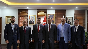 Başkan Özen’e, Başkan Övün’ den Hayırlı Olsun Ziyareti
