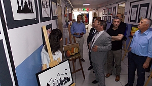 Nuri Bayar Ortaokulunda Senesonu Sergisi