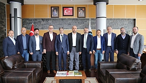 TÜMSİAD’tan Belediye Başkanlarına Tebrik Ziyareti