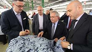 Vali Nayir Talu Tekstil Firmasını Ziyaret Etti