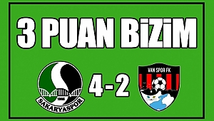 3 PUAN BİZİM! Sakaryaspor 4 - 2 Vanspor