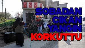 Sobadan Çıkan Yangın Korkuttu