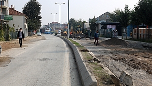 Mehmet Akif Ersoy Caddesi yenileniyor