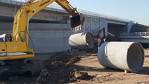 Karaman'da yeni yağmursuyu hattı için çalışmalar başladı