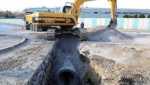 Köprülü kavşak bölgesine sağlam altyapı