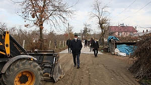 BAŞKAN BİLAL SOYKAN YAPILAN ÇALIŞMALARI YERİNDE İNCELEDİ