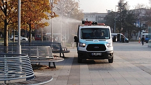 Büyükşehir dezenfekte çalışmalarını şehir genelinde sürdürüyor