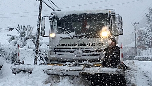 12 mahalle yolu ulaşıma açıldı