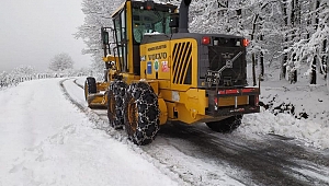 BAŞKAN BABAOĞLU’NDAN YOĞUN KAR MESAİSİ 