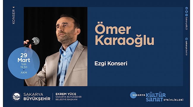 Ömer Karaoğlu Konseri 29 Mart’ta AKM’de