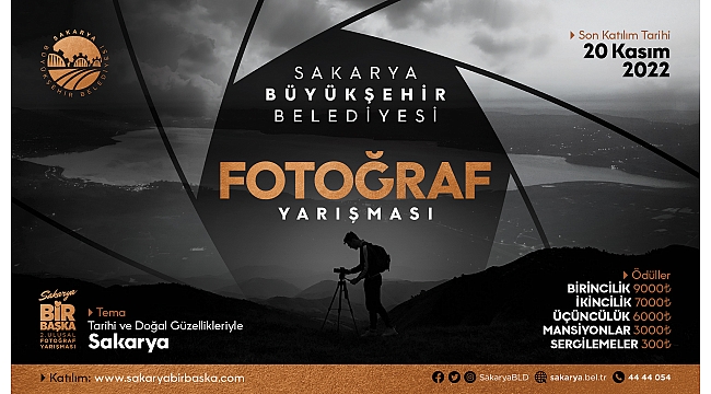 2. Ulusal Sakarya Bir Başka Fotoğraf Yarışması Başladı