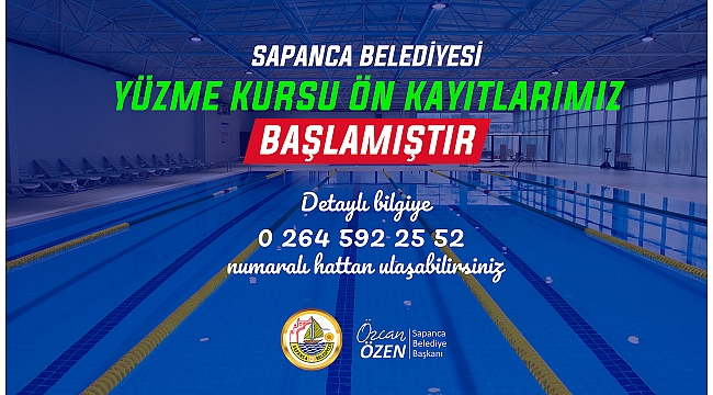 Sapanca’da Yüzme Havuzu Ön Kayıtları Başladı