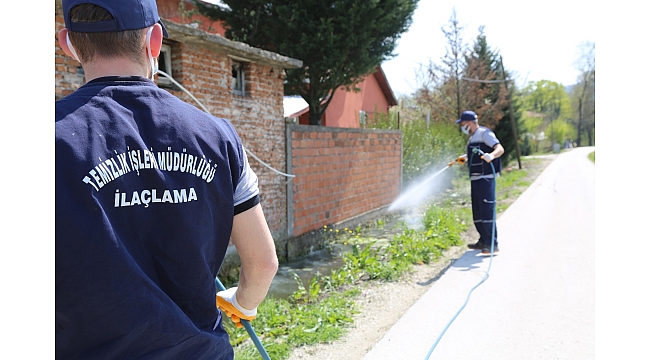 Serdivan Belediyesi İlaçlama Çalışmalarına Başladı