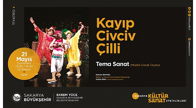 Çocuklar Hafta Sonu ‘Civciv Çilli’ Oyununda Buluşacak