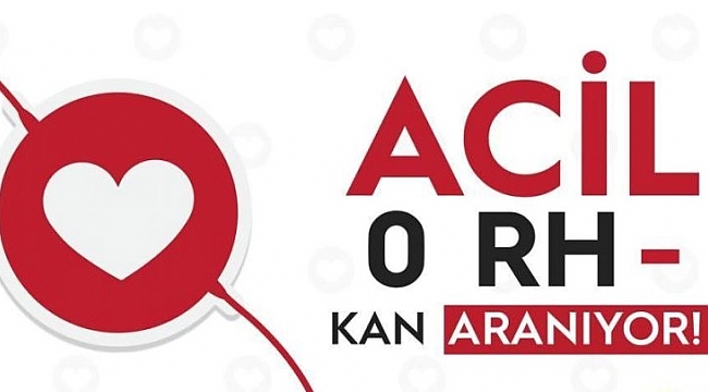 Acil Kan Aranıyor