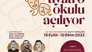 Büyükşehir Belediyesi Tiyatro Okulu’nda Kayıtlar Başlıyor