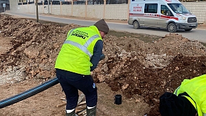 Büyükşehir Belediyesi altyapı hizmetlerini deprem bölgesinde sürdürüyor