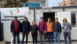 Baro Başkanı Yıldız 8 Mart’ta Adıyaman ve Maraş’taydı